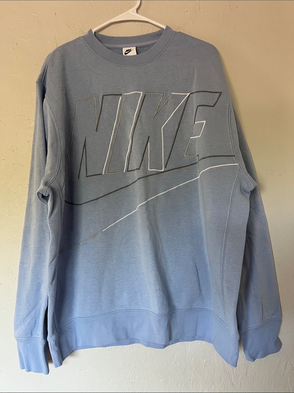 Women’s‎ Nike Light Blue Crewneck with embroidered logo